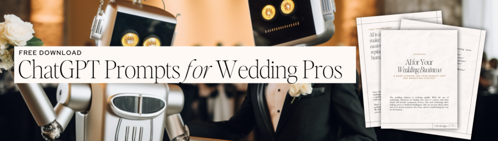 Chat GPT Prompts for Wedding Professionals